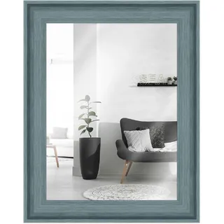 MendeFrames H230 Wandspiegel Landhaus blaugrau 24x30 cm