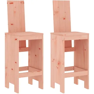 vidaXL Barhocker 2 Stk. 40x42x120 cm Massivholz Douglasie - Braun