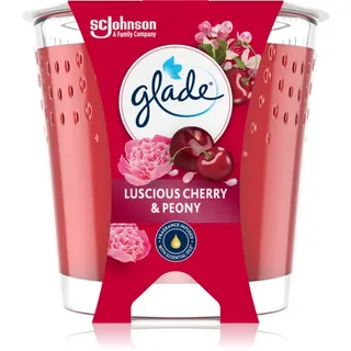 GLADE Luscious Cherry & Peony Duftkerze 112 g