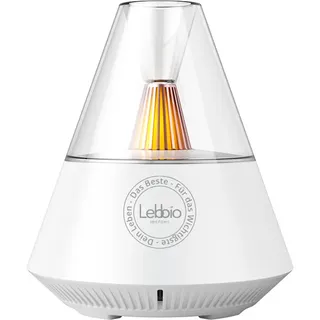 Lebbio Aroma Diffuser 150ml - Reinigt und belebt die Luft mit einem sanften Duft - Weiß