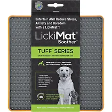 LickiMat LICKI MAT - Dog Bowl Soother Tuff Orange 20Cm - (645.5440), Futternapf