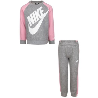 Nike Unisex Track Suit, DK GREY HEATHER, 6 Jahre EU