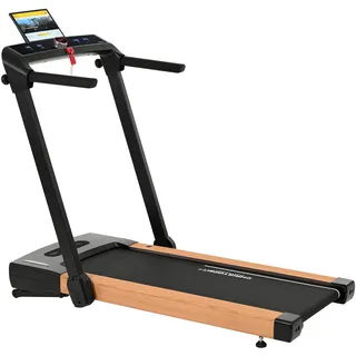 Christopeit Laufband 2 in 1 Holzoptik