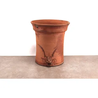 Palatina Werkstatt hoher Blumentopf Blumenkübel aus Terracotta | frostfester Pflanzgefäß Pflanztopf Deko für Innen Außen (L)