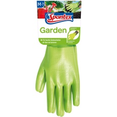 Bild Garden, Gartenhandschuhe für feuchte Gartenarbeiten, verstellbares Bündchen - 1 Paar, Gr. M, Grün