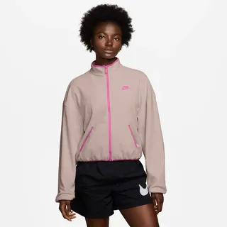 Nike Damen Fleecejacke NSW Club Fleece Wo HV2730-667 M - Silt Red/Playful Pink - M