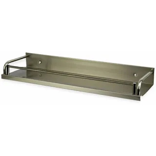 Küchenregal, Gewürzboard, 60 cm, Edelstahl gebürstet