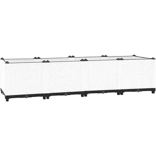 vidaXL Hochbeet 160 x 40 x 38 cm Grau