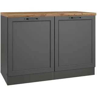 Held Unterschrank Spülenunterschrank 120 x 86 x 60 cm Grau