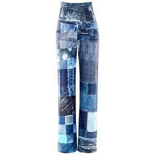 Winshape Culotte »Functional Comfort Culottes CUL101C«, mit Patchwork-Print Winshape patchwork blue