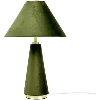 Relaxdays Tischlampe Olive/Gold
