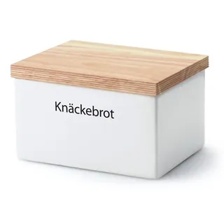 Continenta Vorratsdose Keramik weiß 17,5 x 13,5 x 11 cm 0,8 l