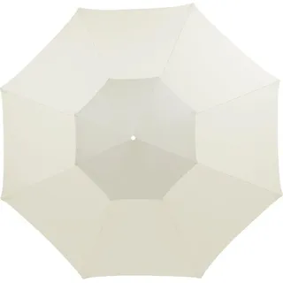 2,7 m Doppel-Top Sonnenschirm Ersatzbezug für Außenbereich, Garten und Hof, Regenfest und UV-Schutz - Weiß