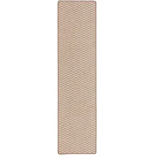 Snapstyle Modern Diamond Teppichläufer 80 x 400 cm Braun/Weiß