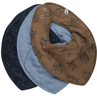 Pippi made with love Unisex Baby Bandana Bib Boy -Aop (3-pack) Baby dreieck Lätzchen (3er Pack)
