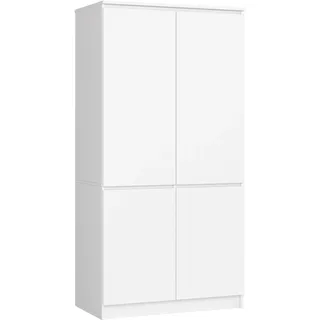 Akord Kleiderschrank AKORD 90 x 180 x 51 cm Weiß
