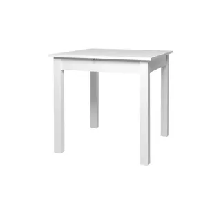 Die Möbelfundgrube Küchentisch 80 x 76,5 x 76,5 cm weiß