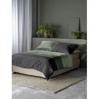 IRISETTE Bettwäsche »Koala 8430« 2 Stk., tlg. kuschelig weiche Winterbettwäsche, grün,