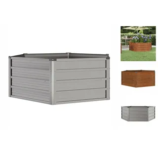 vidaXL Hochbeet Rostig 129 x 129 x 45 cm Cortenstahl