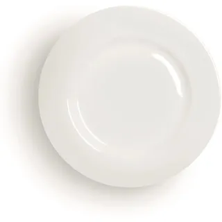 Excelsa Modern Teller, Porzellan, Weiß, 27 x 27 x 2 cm