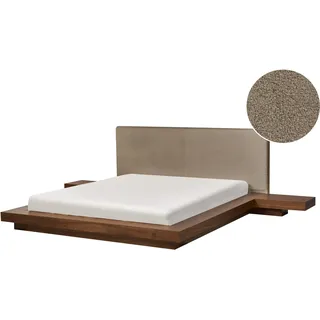 Beliani 160 x 200 cm Beige
