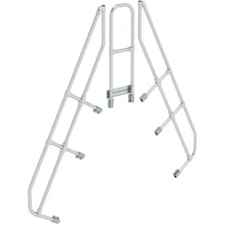 Günzburger Zweiter Handlauf für Überstieg 60° 0 cm Aluminium