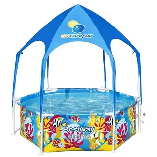Bestway Splash-in-shade Ø183x51cm Stahl Runder Aufstellpool - Multicolour - 930 Liter