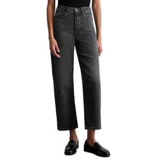 Marc O'Polo Weite Jeans »TOLVA« hohe Leibhöhe, aus Bio-Baumwolle mit Stretch, grau