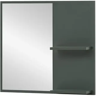 Schildmeyer Kent Spiegel mit 2 Ablagen 151451, waldgrün, 67 x 12,2 x 60 cm