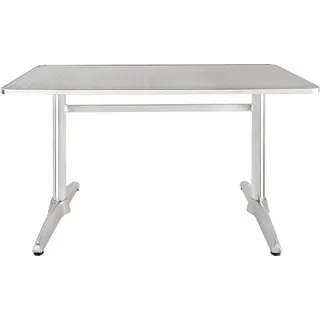 Bolero Gartentisch 120 x 60 x 72 cm grau