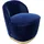 Cocktailsessel Stella Samt 67 x 70 x 71 cm Blau retro