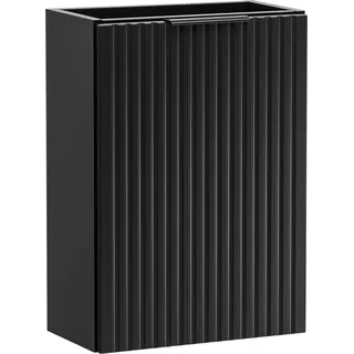Badezimmerschrank unter Waschbecken 20x40cm mit 1 Tür - Schwarz