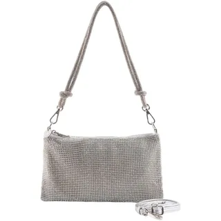 SEIDENFELT MANUFAKTUR Clutch Hallila Pouch Silver silberfarben