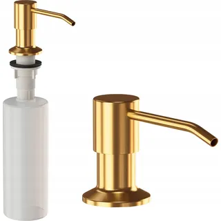 Granitan - Seifenspender - Spülmittelspender 360 ml - Spender Gold - Einbau - Gold