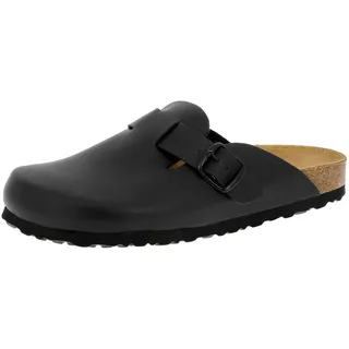 LICO Bioline Clog Pantoletten, Schwarz, 48 EU