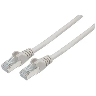 Intellinet Network Solutions Intellinet Premium Netzwerkkabel, Cat6a, S/FTP, 100% Kupfer, Cat6a-zertifiziert, LS0H, RJ45-Stecker/RJ45-Stecker, 1,5 m, grau