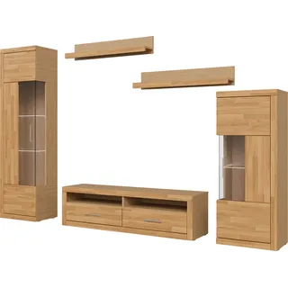 OTTO home Home affaire Wohnwand »Ribe Wohnwand Set-5 St.« Set, 5 Stk. tlg., braun