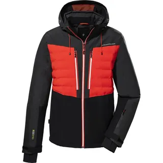 KILLTEC Herren Ksw 56 Mn Jckt Skijacke Funktionsjacke mit abzippbarer Kapuze und Schneefang, Schwarz, XXL EU