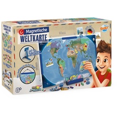 BUKI France 7346DE Magnetische Weltkarte-Deutsche Version