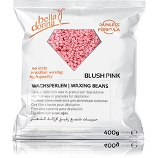 Bella Donna „Blush Pink” Wachsperlen für streifenfreie und schmerzlose Haarentfernung, 400 g – Flexible und cremige Konsistenz
