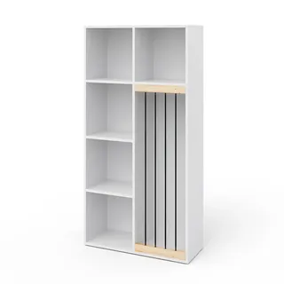Vicco Kinderregal Marvin 72 x 143 cm Spanplatte weiß