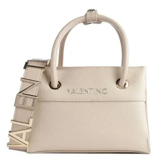 Valentino Alexia Schultertasche Kunstleder Beige