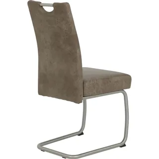 Hela Schwingstuhl Mikrofaser braun 2er Set