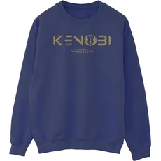 Star Wars, Herren, Pullover, ObiWan Kenobi Logo Sweatshirt, Blau, (L)