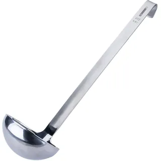 FMprofessional XL-Schöpflöffel 46 cm – Suppenlöffel aus Edelstahl, langlebige & elegante Suppenkelle zum Portionieren von Suppen und Soßen, spülmaschinengeeignet