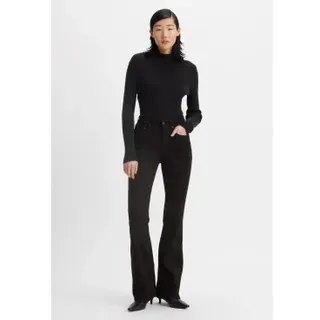 Levi's für Damen. A3410-0070 Jeans 726 High Rise Flare schwarz (24/32), Lässig, Baumwolle
