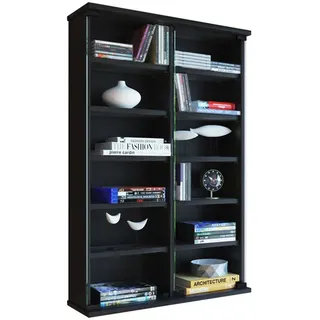 VCM Zuntisa Wandregal 60 x 18 x 91,5 cm Schwarz