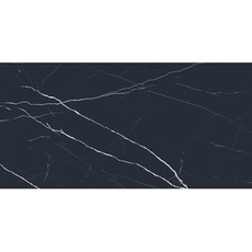 Bild Bodenfliese Rud Black Feinsteinzeug Schwarz Glasiert Poliert 60 cm x 120 cm