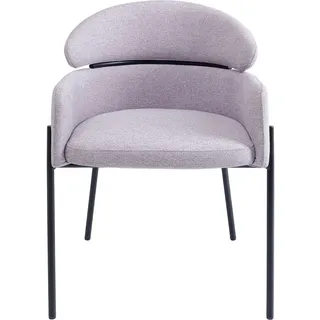 Kare Design Armlehnstuhl Alexia Lavendel, Polsterstuhl, Esszimmerstuhl, modern, Sitzhöhe 46cm