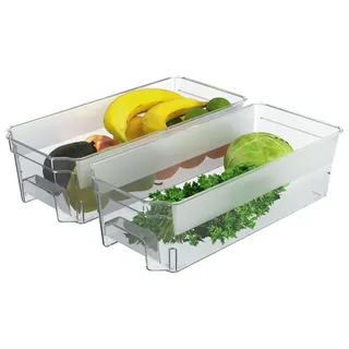 Ernesto Kühlschrank Organizer transparent 2 Stück 3L
